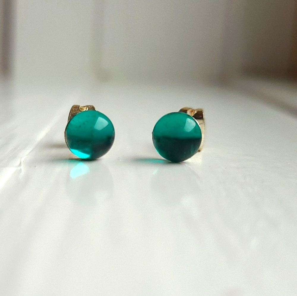 Handmade Green Earring